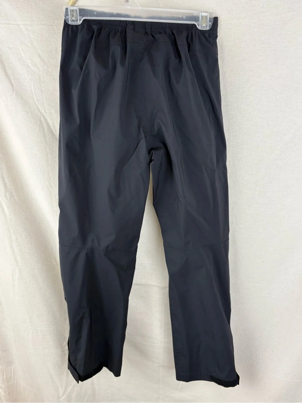 REI Kid’s Black Rainier Rain Pants Waterproof M (10-12) Pockets